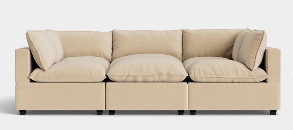 3216491 Kova Pillow Cushion Pit: Camel Performance Velvet