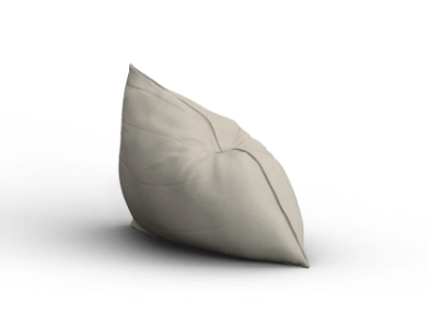 A04AACBMK Custom PillowSac Cover: Recycled Oyster Etched Chenille (Custom)