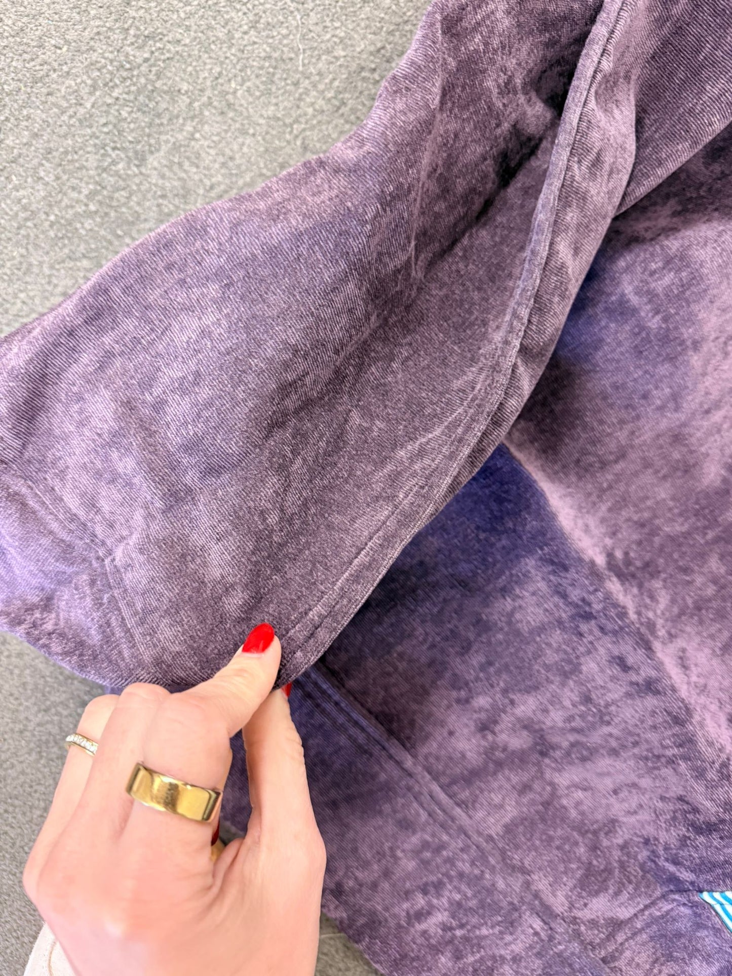 HE7485 Side cover: Amethyst Corded Velvet