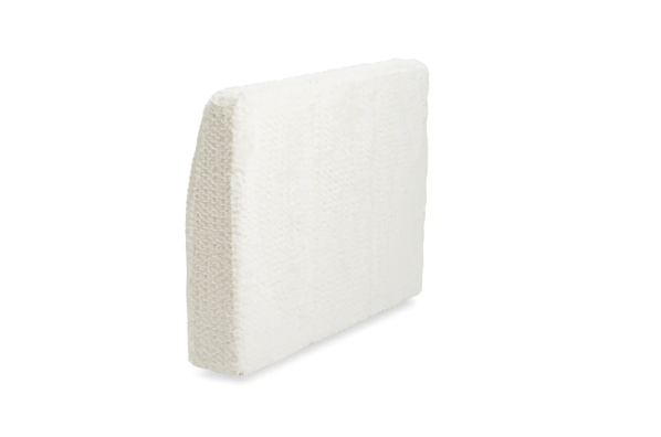 HM1180 Angled Side Cover: Reversible Swiss Diamond Phur / Almond Latticed Velvet