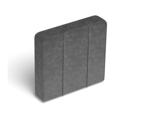 HD7388 Deep Side Cover: Charcoal Grey Corded Velvet