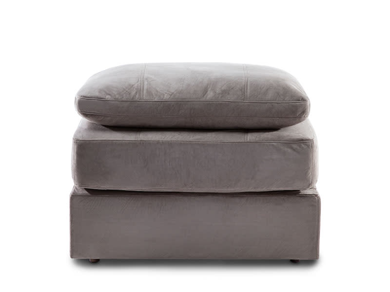 HT8290 Seat Cover Set: Taupe Padded Velvet