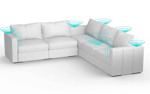 Sound + Charge Systems for L-Shape Couches