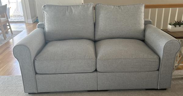 HP6745 Back Pillow Cover: Tonal Sterling Luxe Chenille