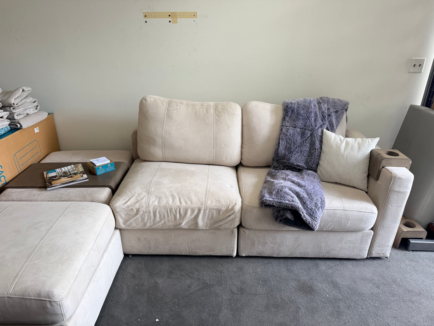 Mushroom Plush Suede 🍄 Sactional by Lovesac