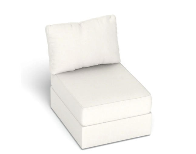 HJ8496 Deep Seat Cover Set: Coastal White Brushed Weave