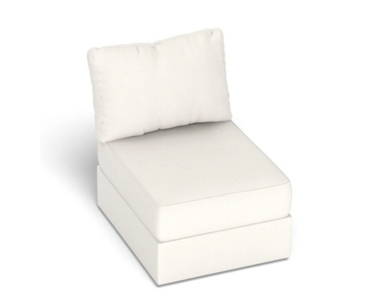 HJ8496 Deep Seat Cover Set: Coastal White Brushed Weave