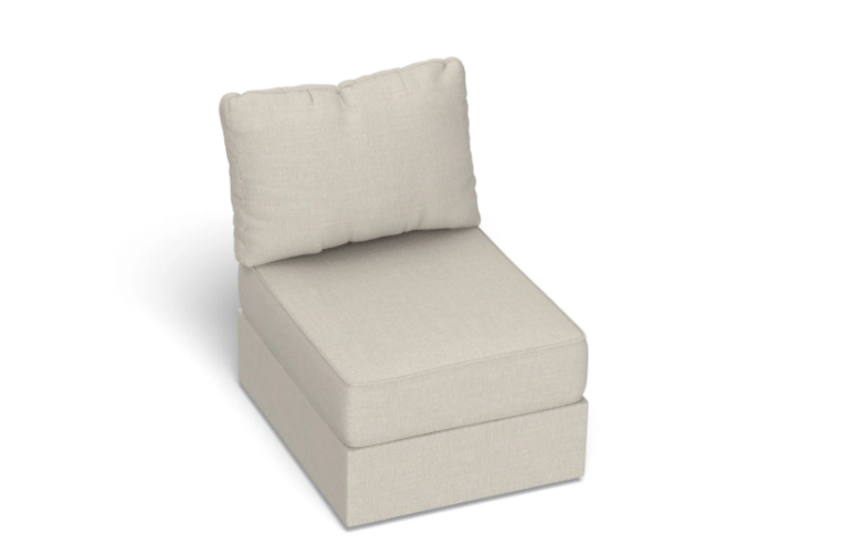 HJ3507 Deep Seat Cover Set: Oyster Etched Chenille