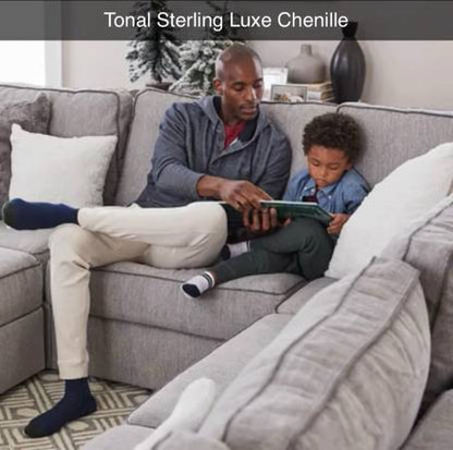 Covers: Tonal sterling luxe chenille