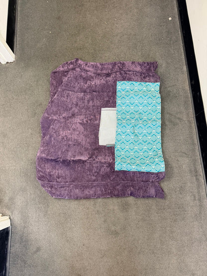 HE7485	 Side cover: Amethyst Corded Velvet
