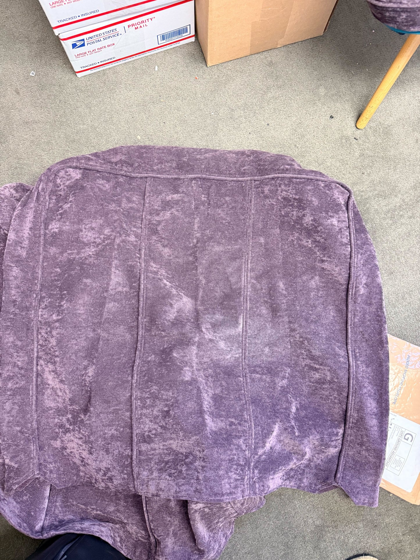 HD8224 Deep Side Cover: Amethyst Corded Velvet