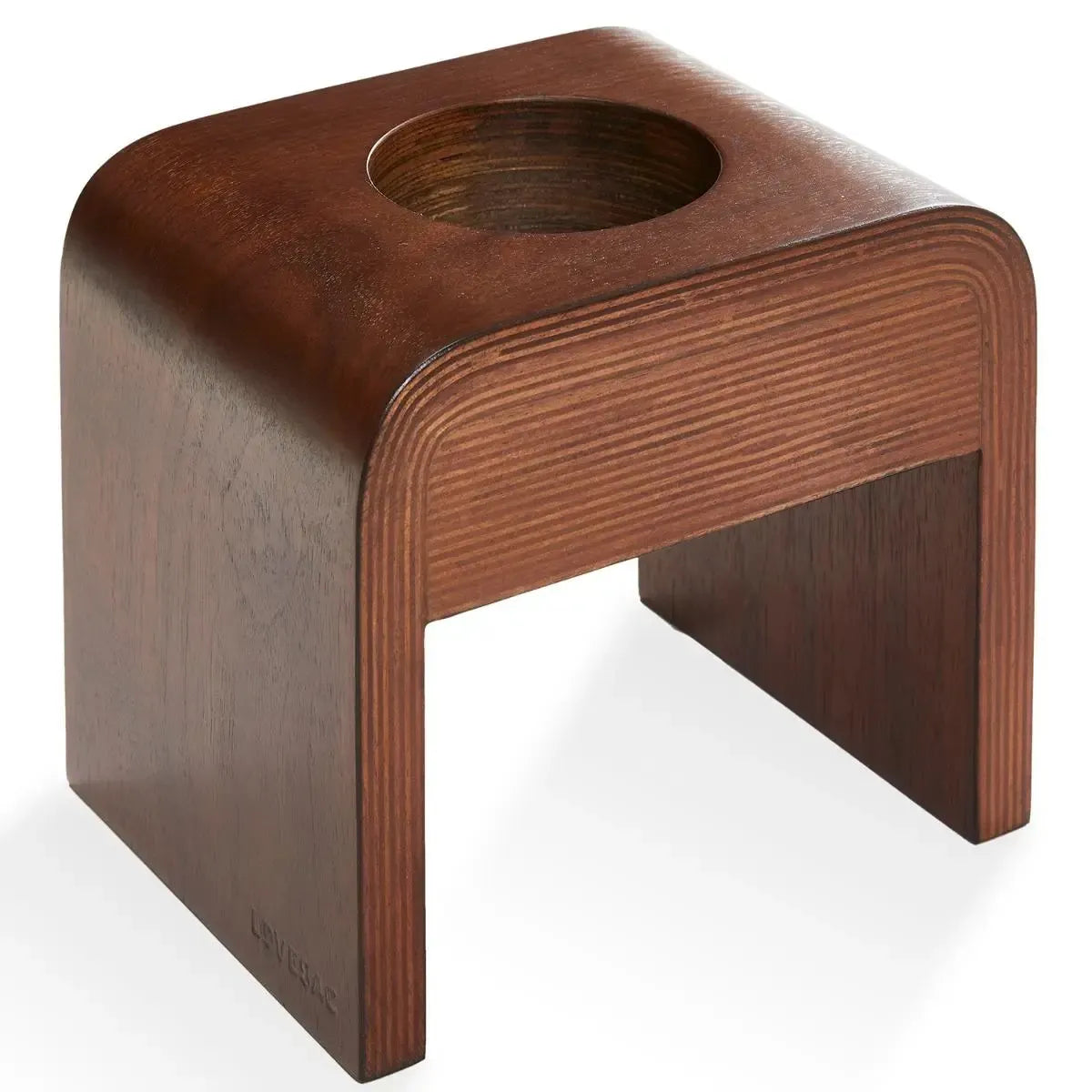 ED7184: Drink Holder: Dark Walnut.