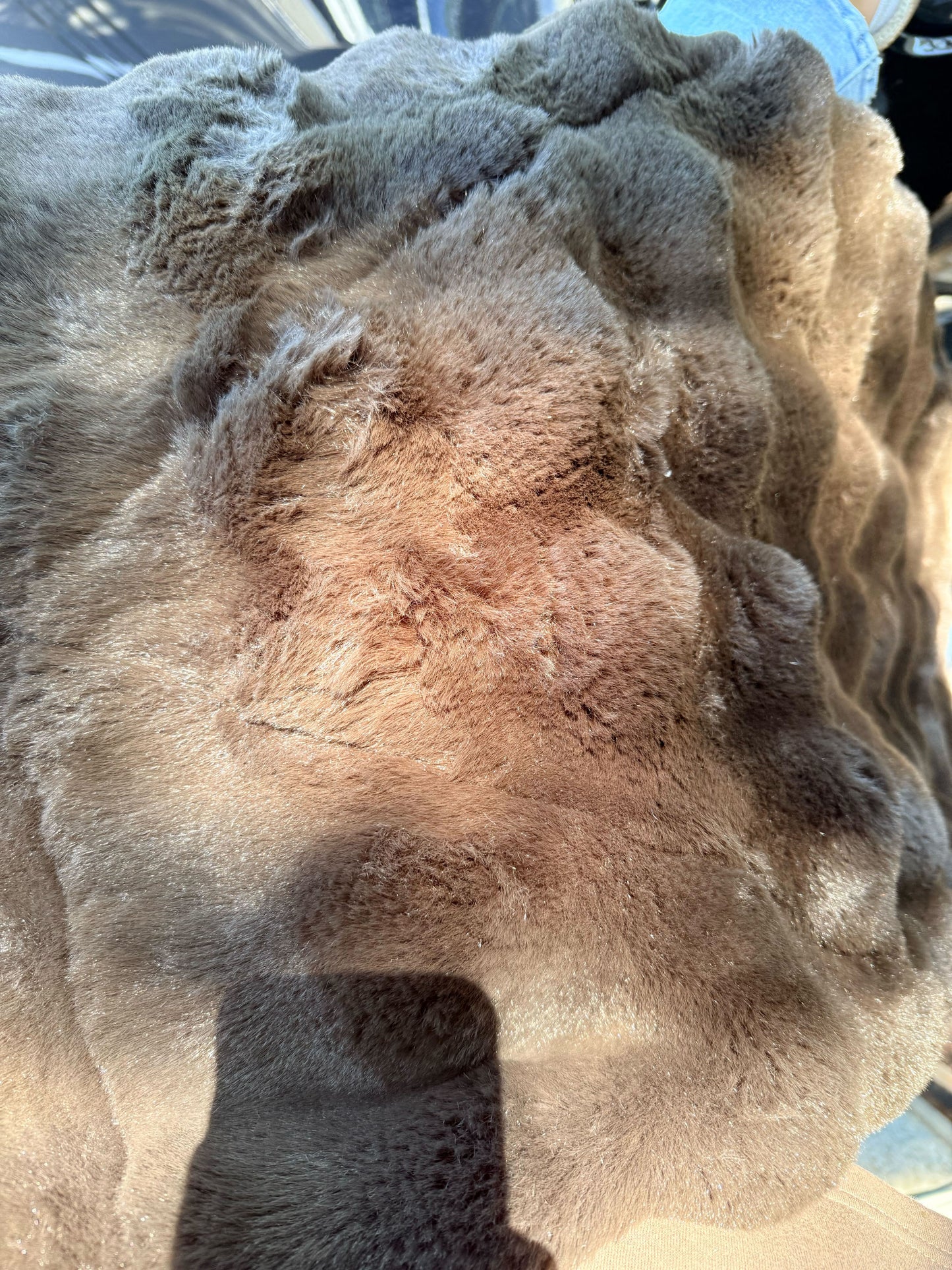 JC4152 Footsac Blanket: Espresso Sand Sculpted Phur