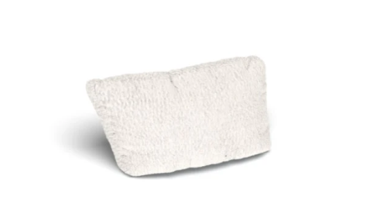 HN0713	Angled Side Pillow Cover: Reversible Swiss Diamond Phur / Almond Latticed Velvet
