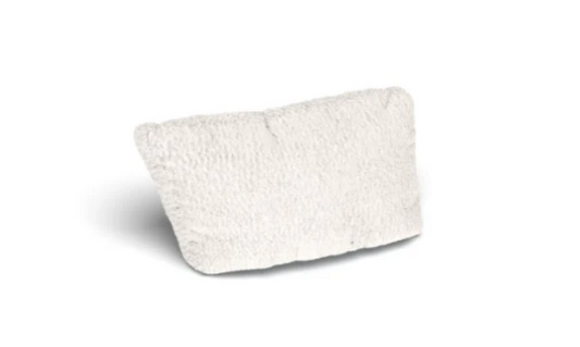 HN0713	Angled Side Pillow Cover: Reversible Swiss Diamond Phur / Almond Latticed Velvet