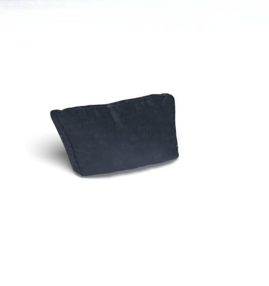 HN4494 Midnight Navy Corded Velvet Angled Side Pillow Cover