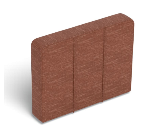 HE4827 Side Cover: Terracotta Rained Chenille