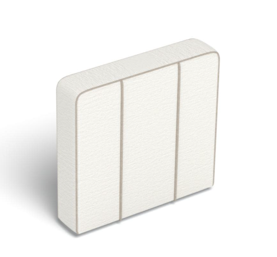 HD1517 Deep Side Cover: Tonal Chantilly Luxe Chenille