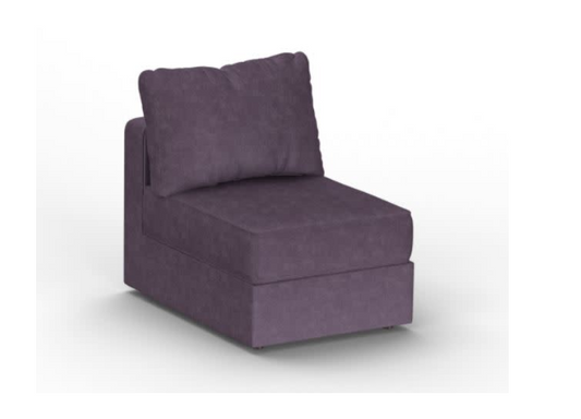 HJ5126 Deep Seat Cover Set: Amethyst Corded Velvet