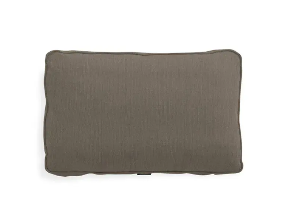 HP9915	Back Pillow Cover: Taupe Combed Chenille
