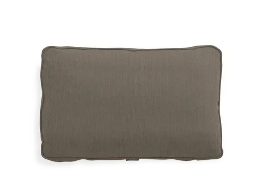 HP9915	Back Pillow Cover: Taupe Combed Chenille
