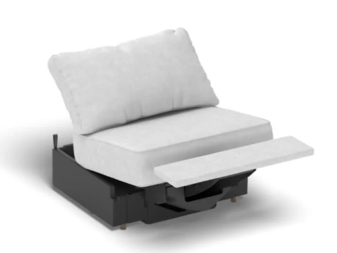 HF8335	Reclining Seat Cover Set: Sky Grey Corded Velvet