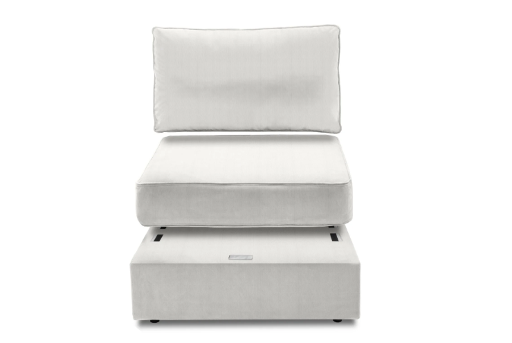 HT5663	Seat Cover Set: Sky Grey Corded Velvet