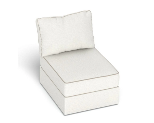 HJ4997 Deep Seat Cover Set: Tonal Chantilly Luxe Chenille
