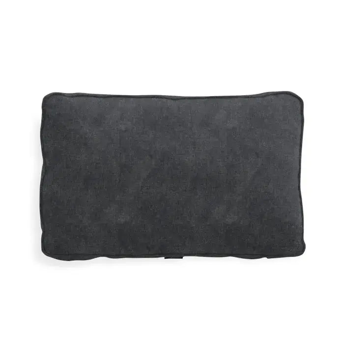 HP9153 Back Pillow Cover: Charcoal Grey Corded Velvet