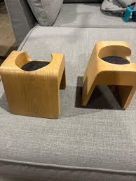 EA0805 Sactionals Angled Side Drink Holder: Blonde