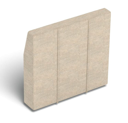 HM6729	Angled Side Cover: Beachwood Rained Chenille