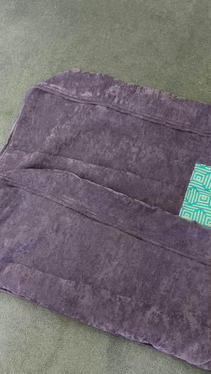 HE7485	 Side cover: Amethyst Corded Velvet