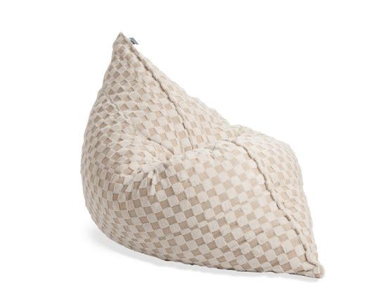 CP5249 PillowSac Cover: Taupe Checkered Phur
